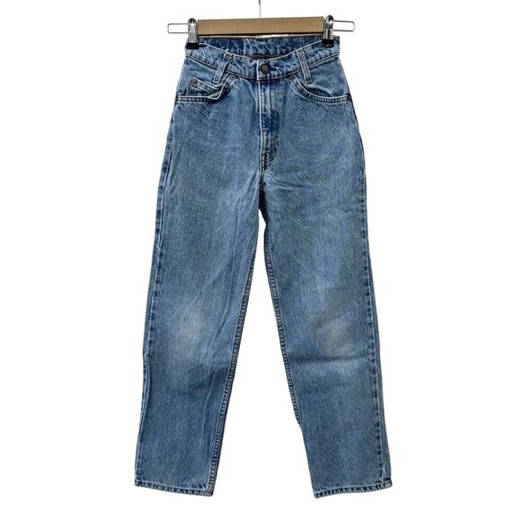 Levis 550 Relaxed Fit Slim Vintage Mom‎ Jeans 1996 Light Wash Denim Womens 14 - Picture 3 of 14